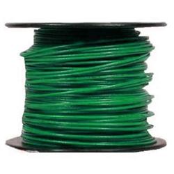 CABLE THHN 12 VERDE SOLID WIRE