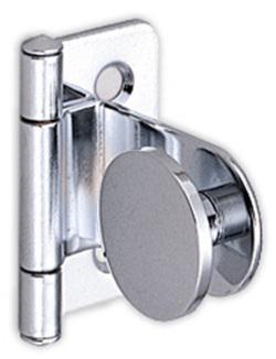 INSET GLASS DOOR HINGE ST/PCF