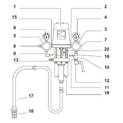 FITTING SS1/4 NPTM X 5JIC