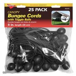 BUNGEE CORD 8 " 25PK TOLDO