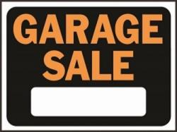 LETRERO GARAGE SALE