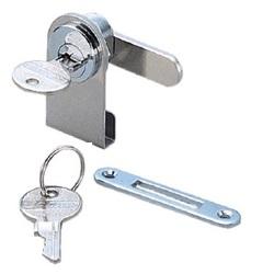 GLASS DOOR LOCK CHROME