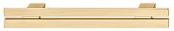 TIRADOR H2365 BRUSH GOLD 128MM