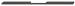 HANDLE ALUM MATE BLACK 560 MM