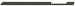 HANDLE ALUM MATE BLACK 736 MM