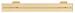 TIRADOR H2365 BRUSH GOLD 192MM