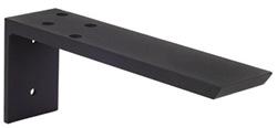 BRACKET COUNTERTOP SUPP L BLACK