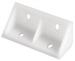 CORNER BRACKET PLASTIC WHITE