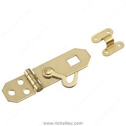 HASP WHIT HOOK SOLID BRASS