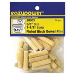 FLUTED DOWPINS 3/8X 1 1/2 30 PK