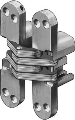 SOSS HINGE 9.5X42 ZINC  BRASS