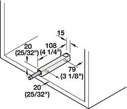 DOOR CATCHES PUSH HOUSING