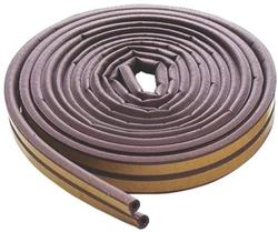 D WEATHERSTRIP 3/8 X 17FT BR