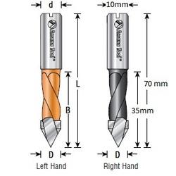 A V POINT TROUGH R/H 10S 8D 40B