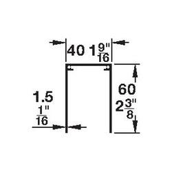 ALUFLEX SINGLE TOP GUIDE TRACK 6