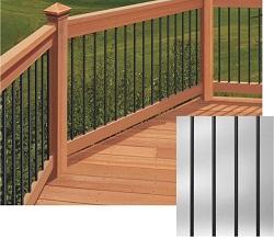 ORNA BALUSTER 3/4 X 32 AL BLK