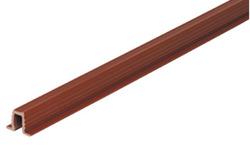 GUIDE TRACK PLAST BROWN 7MM/2.5M