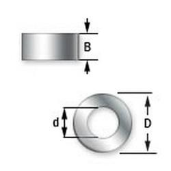 A STEEL SPACER 5/16IDX5/8ODX1/4W