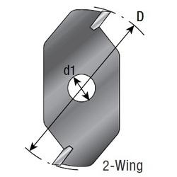 A 2W SLOT 1 7/8D 1/8 KERF