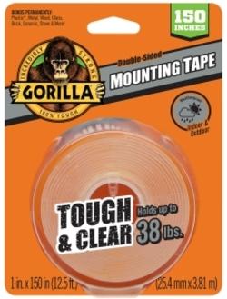 MOUNTING TAPE GORILLA CLEAR 150'