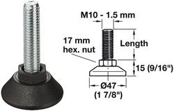 RESBALADOR 2" M10 1.5MM