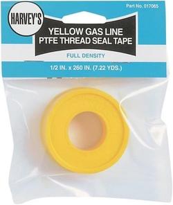 TEFLON TAPE 1/2 PARA GAS AMARILL