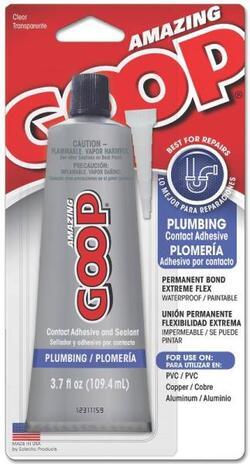 ADHESIVE SEALANT 3.7OZ PLUMBER