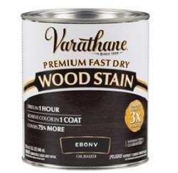 STAIN WOOD EBONY QT