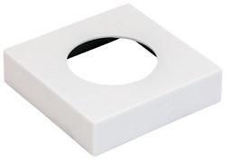 TRIM RING SM BLA SQUARE PLASTIC