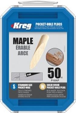 POCKET HOLE PLUGS MAPLE