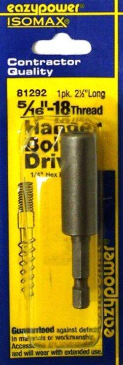 HANGER BOLT DRIVER 5/16 X 18