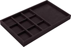 JEWEL TRAY BLACK 584X356X50MM