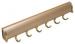 BELT RACK  6 HOOK M GOLD 13 7/8