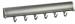 BELT RACK 6 HOOK AL GRA 13 7/8"