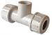 CONECTOR T COMPRESION PVC 1/2"