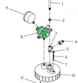 MINI AIR REGULATOR 1/4