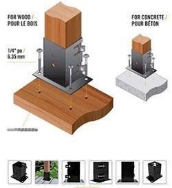 STEEL BOLT DOWN POST BASE ANCHOR