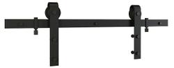 SET BARN DOOR MAT BLK 96IN