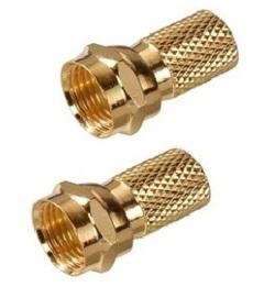 CONECTOR CABLE COAXIAL 2PK