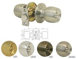 TOLEDO LOCKSET MALAGA A/B S/LL