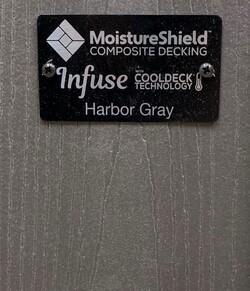 DECK INFUSE HARBOR GRAY 1X6X16