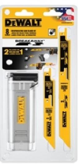 DEWALT ESTUCHE CUC/RECIPRO 8PCS