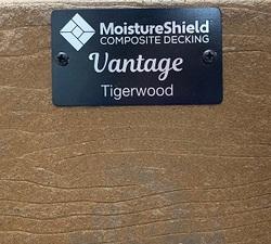 DECK VANTAGE TIGERWOOD 2X6X16