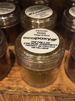 ECOPOXY COLOR GLITTERS GOLD