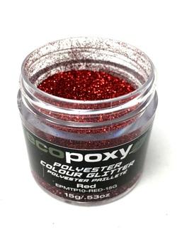 ECOPOXY COLOR GLITTERS RED