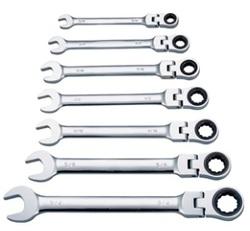 WRENCH RCHT SET 7PC SAE FLEXHE