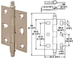 GOZNE DECORATIVO BNF 50X40MM