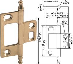 GOZNE DECORATIVO PBF 50X37MM