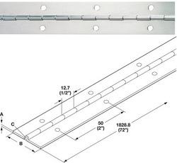 G PIANO 1 1/2 X 72 SS/SSF