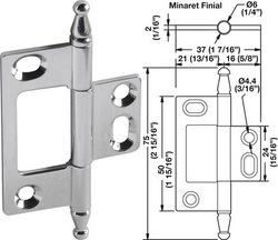 GOZNE DECORATIVO PCF 50X37MM